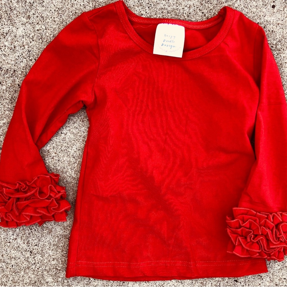 Ruffle sleeve shirt